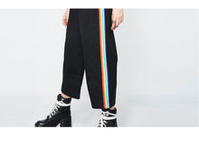 Load image into Gallery viewer, Rainbow side open legwide pants - Secret Apparel
