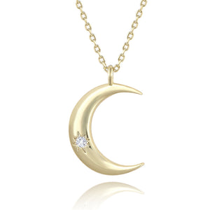 Crescent Pendant Necklace - Secret Apparel