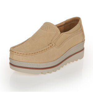 Chunky Sole Suede Shoes - Secret Apparel