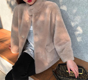 Warm loose fur coat - Secret Apparel