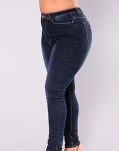 Plus Size Denim Jeans Pants - Secret Apparel