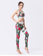 Load image into Gallery viewer, Yoga Tights and Top Set - Secret Apparel
