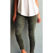 Load image into Gallery viewer, Pleated skinny jeans - Secret Apparel
