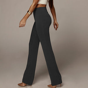 Boot Cut High Waist Pants - Secret Apparel