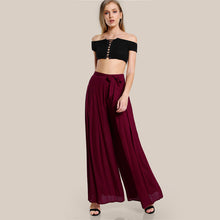 Load image into Gallery viewer, Chiffon Wide Leg Pants - Secret Apparel
