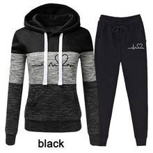 Load image into Gallery viewer, Casual Hooded Tracksuit Two Piece Set - Secret Apparel
