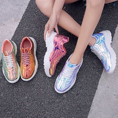 Bright Printed Sneakers - Secret Apparel