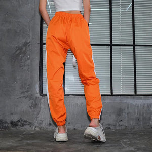 Colour Block Striped joggers - Secret Apparel