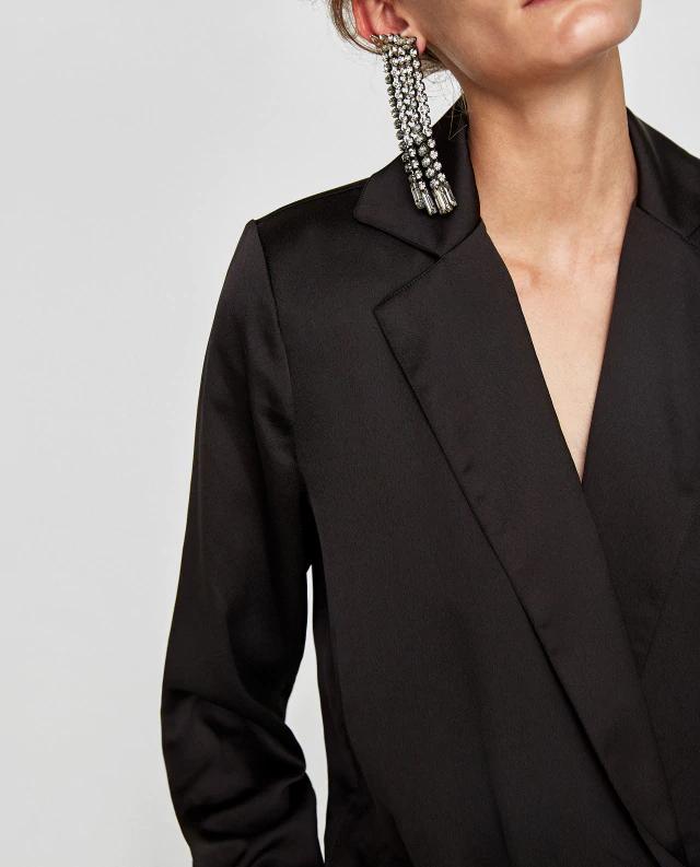 V-Neck Lapel Jumpsuit - Secret Apparel