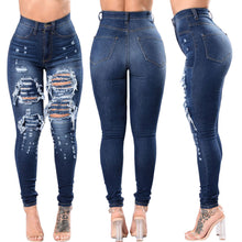 Load image into Gallery viewer, Women&#39;s Ripped Jeans - Secret Apparel
