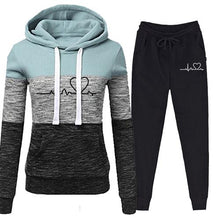 Load image into Gallery viewer, Casual Hooded Tracksuit Two Piece Set - Secret Apparel
