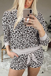 Animal Print Co-Ord Top Bottom Suit - Secret Apparel