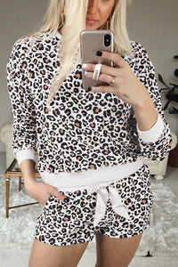 Animal Print Co-Ord Top Bottom Suit - Secret Apparel