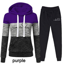 Load image into Gallery viewer, Casual Hooded Tracksuit Two Piece Set - Secret Apparel
