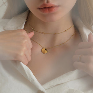 Gold Coin Choker Necklace - Secret Apparel