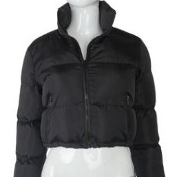 Crop Winter Jacket - Secret Apparel