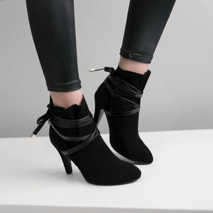 Pointed High Heel Boots - Secret Apparel